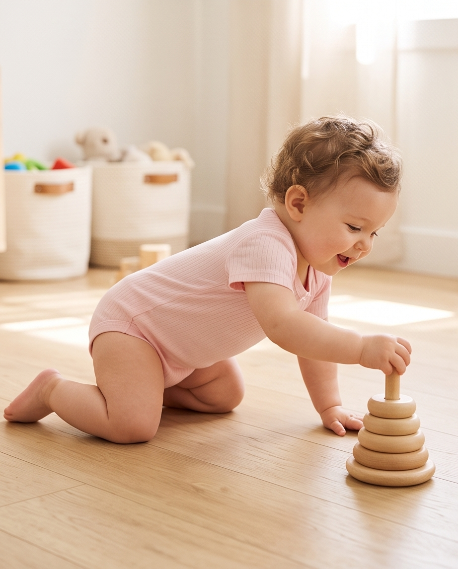 «I love my Mum» Baby Kurzarm-Body 5er-Set – Pastell