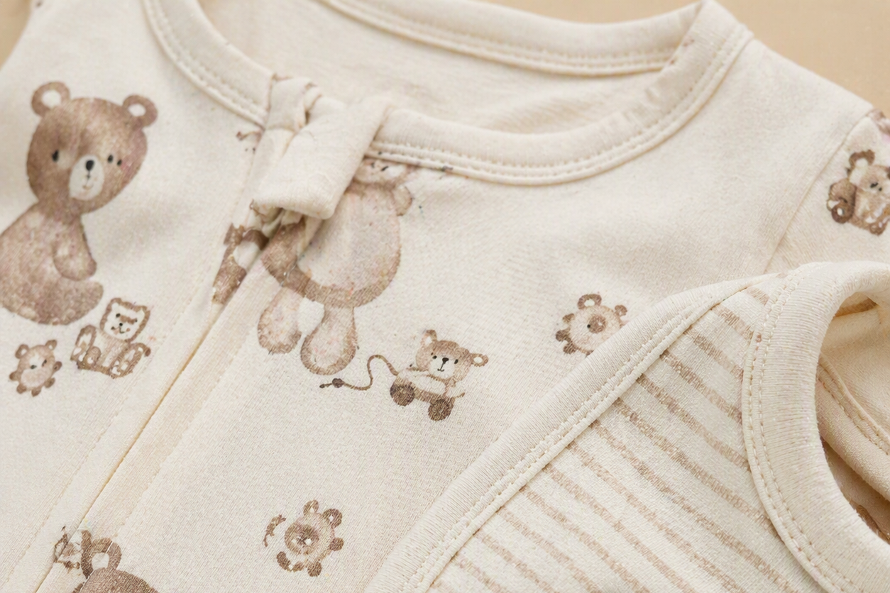 Erstausstattung-Set «Hello Little Bear» – Creme, 5-teilig