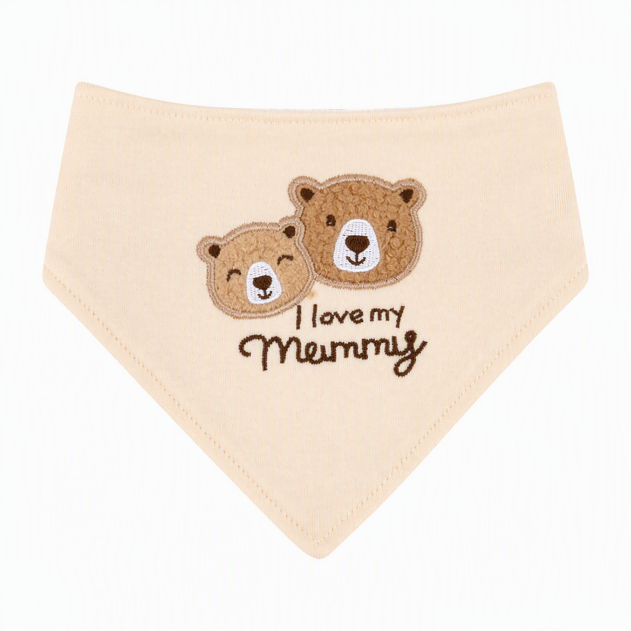 «I Love My Mummy»- Halstücher 3er-Set – 100 % Baumwolle
