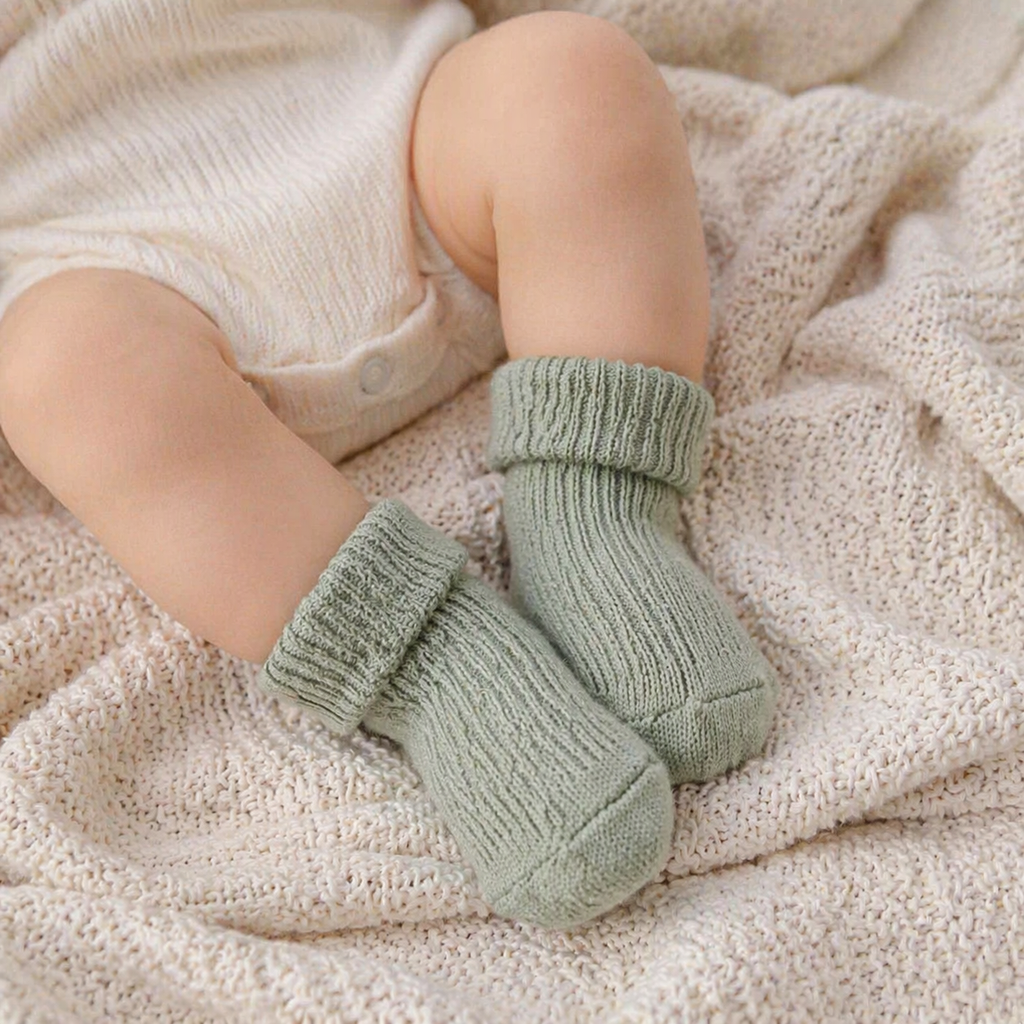 «Neutral Umschlag»-Baby-Söckchen 5er-Set – 100 % Baumwolle