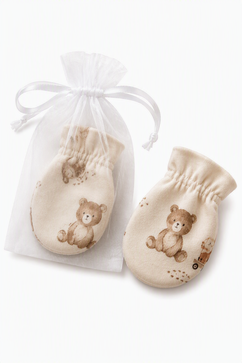 Erstausstattung-Set «Hello Little Bear» – Creme, 5-teilig