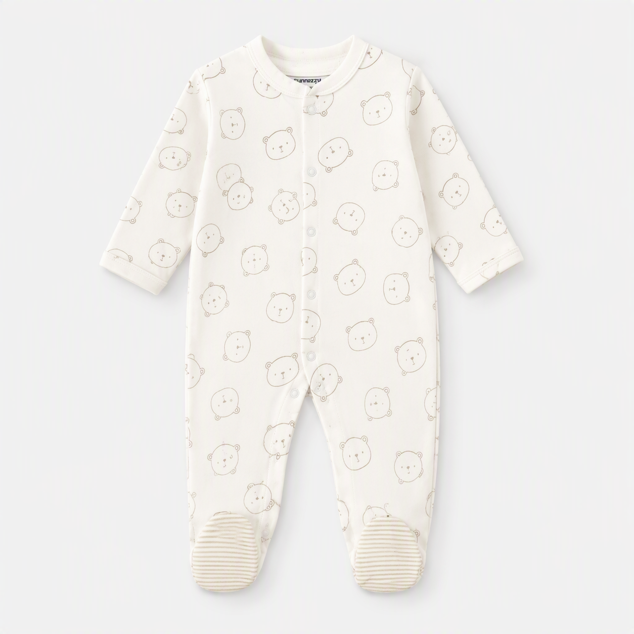 Erstausstattungs-Set Teddybär – Strampler mit Teddy-Motiv