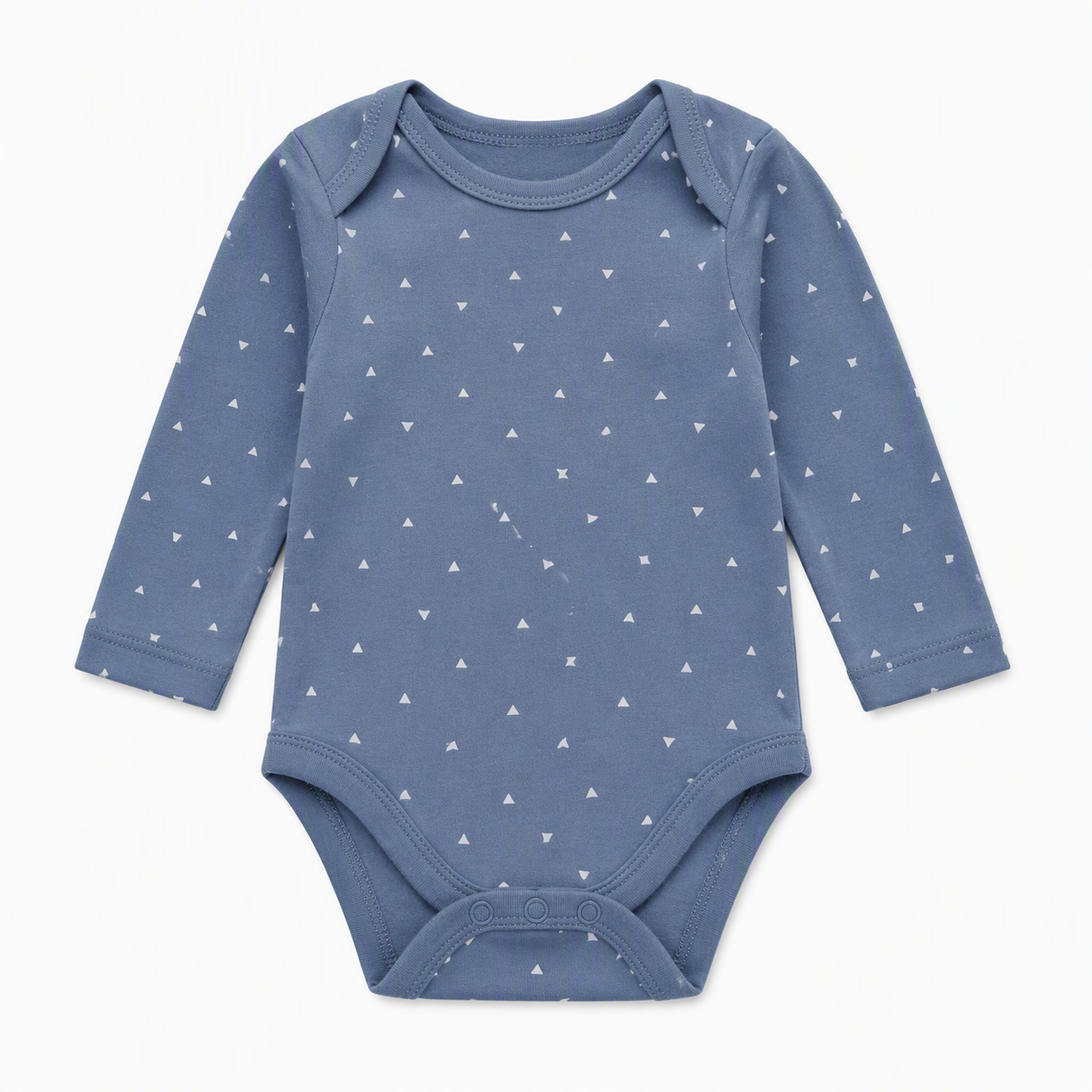 Baby Langarm-Body 3er-Set – Dino «Daddy Mommy love me» (Blau)