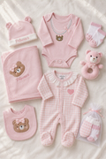 Erstausstattung-Set «Princess» – Rosa, 8-teilig
