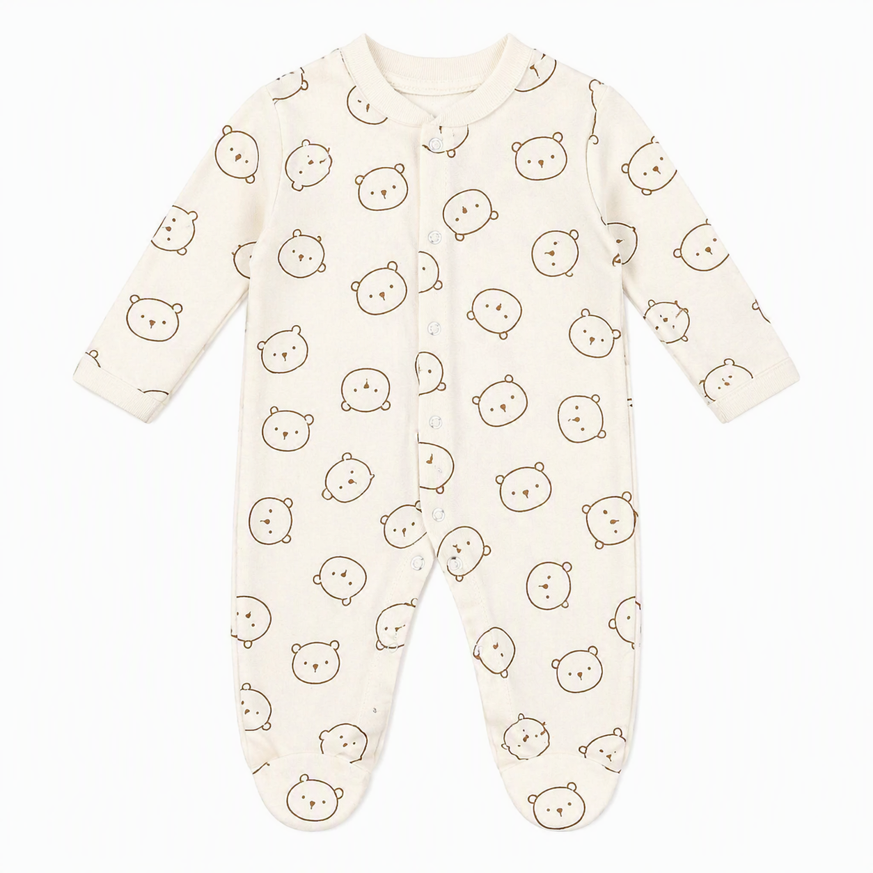 Erstausstattung-Set «Teddybär» – Creme, 8-teilig