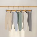 Baby Jogginghose 5er-Set – Ripp Pastell mit Schleife
