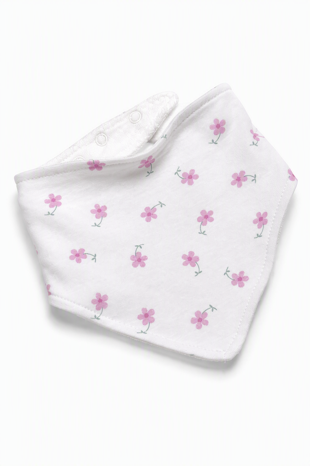 «Baby Flowers» – Halstücher 3er-Set – 100 % Baumwolle