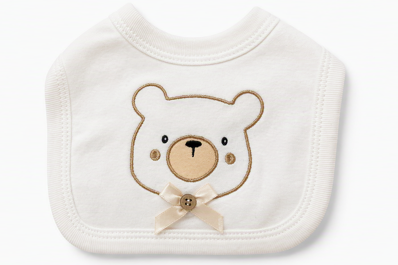 Erstausstattung-Set «Teddybär» – Creme, 8-teilig