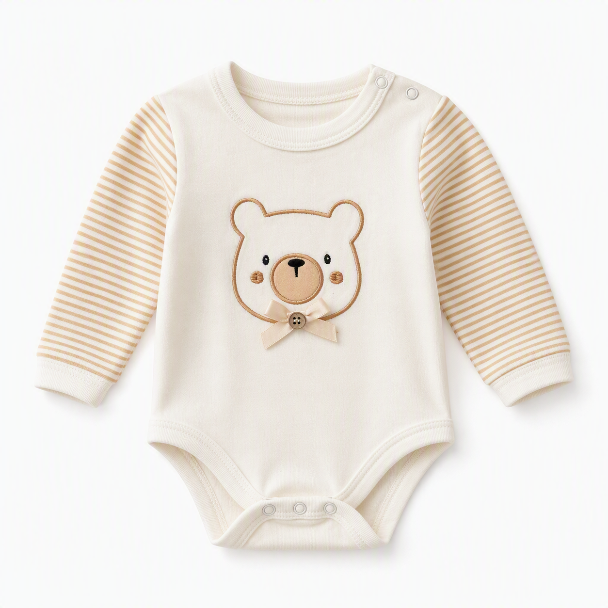 Erstausstattung-Set «Teddybär» – Creme, 8-teilig