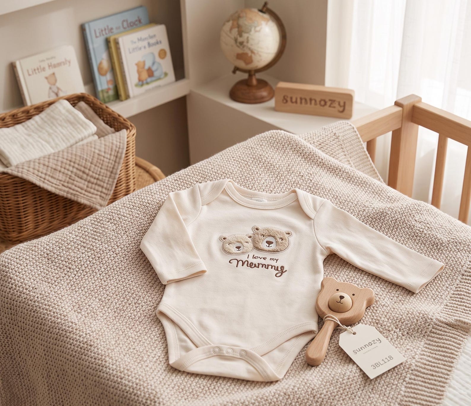 Body-Set «I Love My Mummy» Langarm 3er-Pack – Bild 2 | sunnozy Babykleidung Schweiz