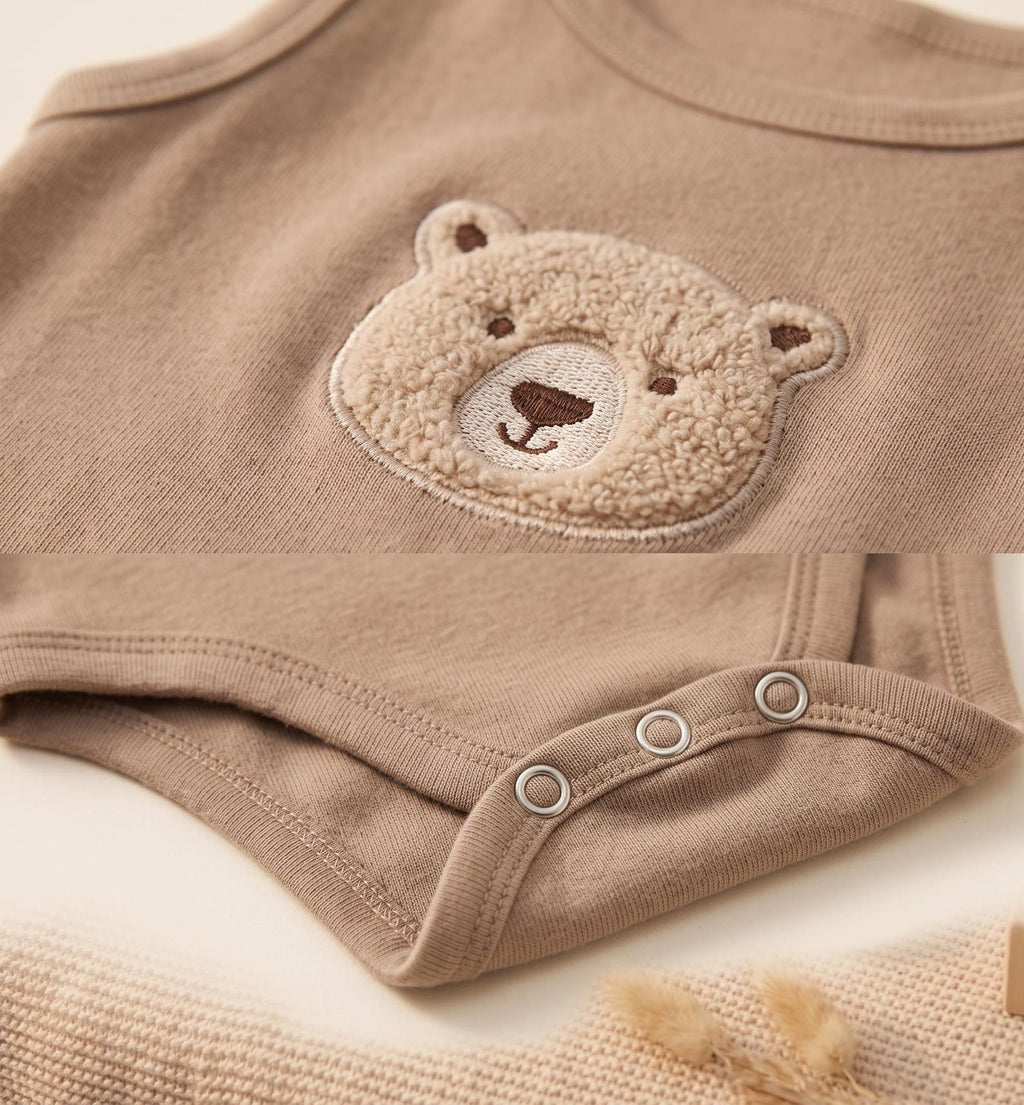 Body-Set «I Love Hugs» Ärmellos 3er-Pack – Bild 4 | sunnozy Babykleidung Schweiz