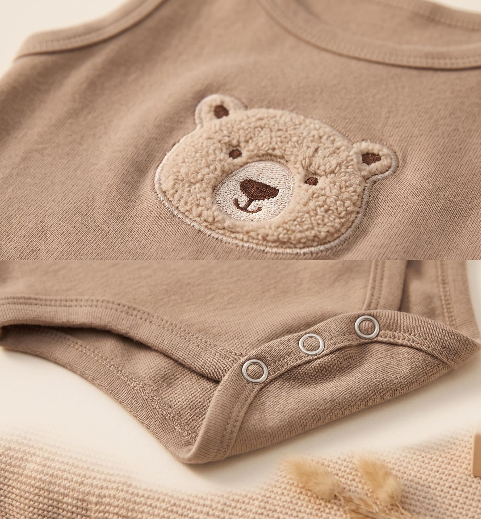 Body-Set «I Love Hugs» Ärmellos 3er-Pack – Bild 4 | sunnozy Babykleidung Schweiz