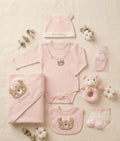 Erstausstattung-Set «Princess» Rosa 8-teilig | sunnozy Babykleidung Schweiz