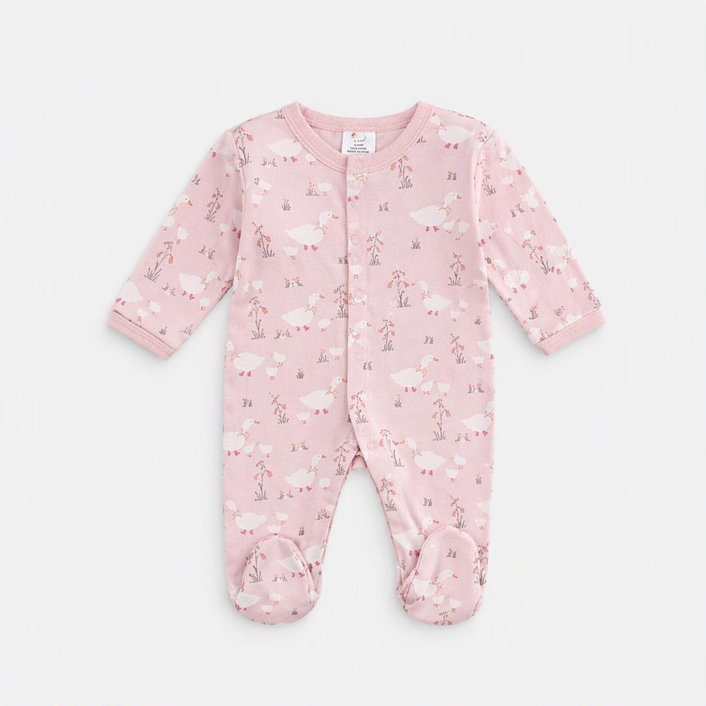 Erstausstattung-Set «Little and Loved» Rosa Enten 9-teilig – Bild 4 | sunnozy Babykleidung Schweiz