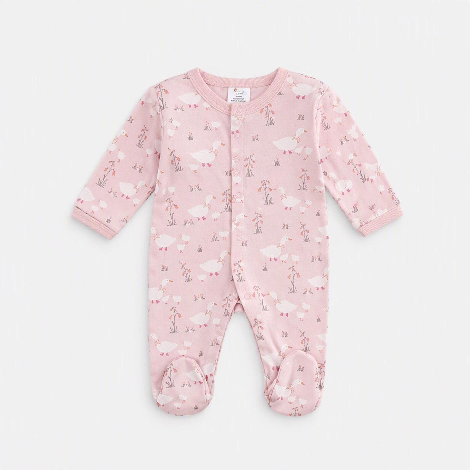 Erstausstattung-Set «Little and Loved» Rosa Enten 9-teilig – Bild 4 | sunnozy Babykleidung Schweiz