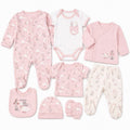 Erstausstattung-Set «Little and Loved» Rosa Enten 9-teilig | sunnozy Babykleidung Schweiz
